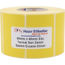 Mena Rise Etiketler, Hazır Al Hızlı Al Ilaç Tarif Etiketi Eko 60MM x 40MM Ruloda 1000 Adet 40MM Çapında, Ilaç Reçete