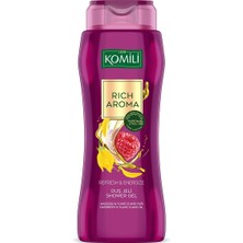 Mena Rise Komili 1878, Komili Rich Aroma Refresh&energize Kalıcı Parfüm Etkili Duş Jeli 500ML, F3100219-002, Mor