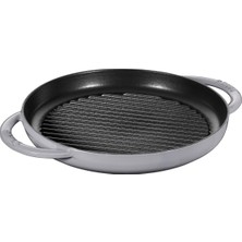 Mena Rise Grill Pans Çift Kulplu Döküm Tava