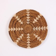 Mylamp Kaunos 75 X15 cm Çap- Doğal Abaka Duvar Tabağı