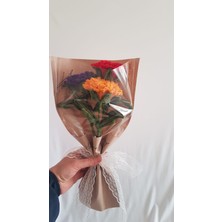 Badem Hediyecilik Kasımpatı - Çiçek Buketi – El Yapımı Hediyelik Aranjman