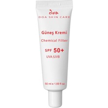 Mena Rise Doa Skin Care Chemical Filter Güneş Kremi SPF50+ (50ML) - Nemlendirici Etkili