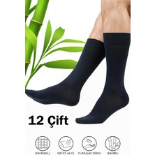 Hrnzafer Tekstil 12’li Erkek Bambu Uzun Soket Çorap