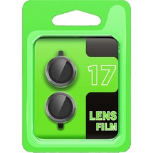 Erbar Apple iPhone 17 Raze Metal Kamera Lens - GRI-(5796) - M589R529-K88589