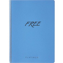 Mena Rise A4 Çizgili 80 Yp. Pp Kapak Spiralli Platinum Okul Defteri