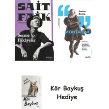 Alfa Yayınları Seçme Hikâyeler + Montaigne + Kör Baykuş