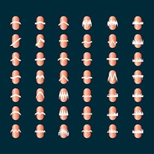 Mena Rise Artikel Şekiller -14 French Tırnak Oje Bandı, French Tırnak Sticker, French Manikür Bandı