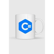 Bahriyeli Collection  Csharp Logo Tasarımlı Kupa Bardak