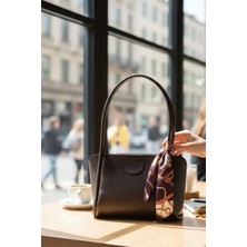 Fular Detaylı Kadın Günlük El ve Omuz Çantası