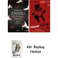 Alfa Yayınları Bir Yüreğin Çöküşü + Hayvan Çiftliği + Kör Baykuş