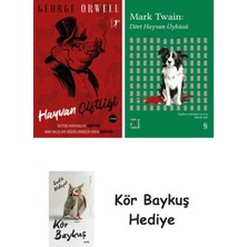 Alfa Yayınları Hayvan Çiftliği + Everest Açıkhava 41 - Dört Hayvan Öyküsü + Kör Baykuş