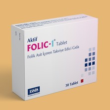 Assos Folic 1 30 Tablet - Dezenfektan Hediyeli - %72 Alkol