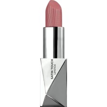 Mena Rise Alix Avien Uzun Süre Kalıcı Nemlendirici Pürüzsüz Etkili Yarı Mat Ruj Satin Touch Lipstick 809 Roasted Pink