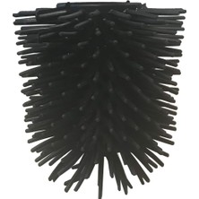 Mena Rise M-E53-06 Ø85 mm Yedek Silikon Wc Fırça - Siyah