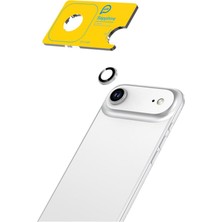 Piili iPhone 17 Air Safir Lens Koruyucu - Gümüş