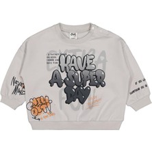 Civil Baby Graffiti Baskılı 6-18 Ay Sweatshirt