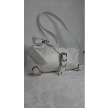 Kadın Kemer ve Toka Detaylı Günlük Şık El ve Omuz Çantası