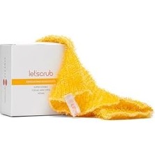 Mena Rise Let'scrub Süper Esnek Sarı Banyo Lifi Tüm Cilt Tiplerine Uygun Duş Lifi Unisex 20X30 cm