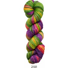 Feza Group Ombre El Örgü Ipliği, 100 Gr, 400 M