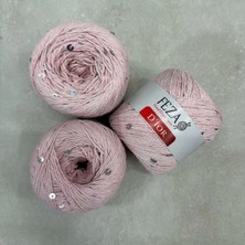 Feza Group Dior Fantezi Pullu El Örgü Ipliği, 100 Gr, 310 M