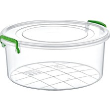 Acornbella Yuvarlak Saklama Kutusu 4 Litre