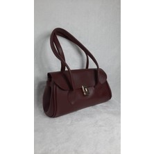 Kadın Kemer ve Toka Detaylı Günlük Şık El ve Omuz Çantası