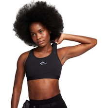 Nike Dri-Fit Swoosh Kadın Siyah Antrenman Sporcu Sütyeni FN2909-010