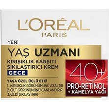 Mena Rise L’oréal Paris Yaş Uzmanı 40+ Kırışıklık Karşıtı Sıkılaştırıcı Gece Kremi