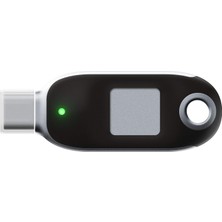 Mena Rise Feıtıan Biopass K26 USB Güvenlik Anahtarı - Iki Faktörlü Kimlik Doğrulayıcı - Fıdo U2F + Fıdo2 ile Usb-C - Biyometrik Parmak Izi