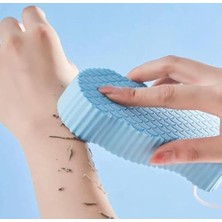 Mena Rise Noksi 3D Banyo Süngeri,süper Yumuşak Masaj,duş Süngeri, Cilt Sağlığını Korur, Yetişkinler ve Çocuklar Için Karışık Renk Mavi,gri,pembe,beyaz (NKS122)