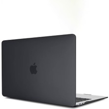 Mena Rise MacBook Ince Sararmayan Şeffaf MacBook Crystal Ishield Kapak Sert Kabuk Koruma Kılıfı (Air 13.6 2022 M2 A2681 Siyah)