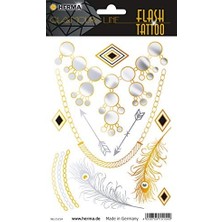 Mena Rise Herma Glamour Line Flash Tattoo Elmas