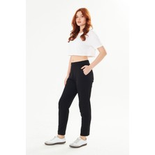 Modestia Kadın Pamuklu Likralı Eşofman Altı - Büyük Beden