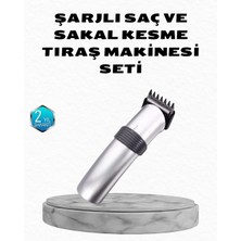 Shopwave Profesyonel Şarjlı Saç ve Sakal Kesme Makinesi – Paslanmaz Çelik Lı, Ergonomik ve Sessiz Motorlu