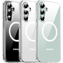 Mena Rise Galaxy Z Flip 3 Uyumlu Kamera Korumalı Şarj Özellikli Şeffaf Kılıf (Şeffaf, Galaxy Z Flip 3)