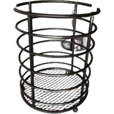 Mena Rise Siyah Metal Yuvarlak Kaşıklık