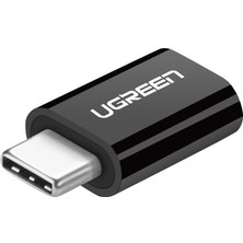 Mena Rise Micro USB To Type-C Dönüştürücü Adaptörü, Siyah