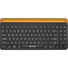 Mena Rise Aula AWK310 Bluetooth 4.0 Kablosuz Telefon Tablet Standlı Tkl Türkçe Q Klavye