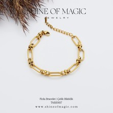 Shine of Magic Jewelry Fiola Bracelet | Çelik Bileklik
