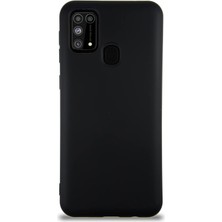 Mena Rise Kzy Iletişim Galaxy M31 ile Uyumlu Kapak Içi Kadife Lansman Silikon Kılıf - Siyah