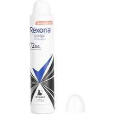 Mena Rise Rexona Kadın Sprey Deodorant Invisible Beyaz Iz Sarı Leke Karşıtı 72 Saat Kesintisiz Üstün Koruma 200 ml