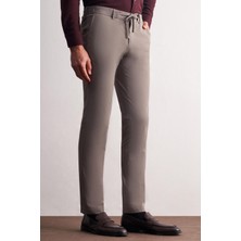 İmza Vizon Yan Cep Düz Paça  Slim Fit Chino Casual Pantolon 1003255158