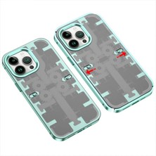 Evolvera Iphone 14 Pro Kılıf Mekanik Bumper Kapak - Yeşil