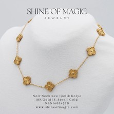 Shine of Magic Jewelry Noir Necklace | Çelik Kolye