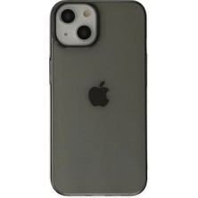 Evolvera Iphone 14 Plus Kılıf Pc Sert Şeffaf Kapak - Siyah