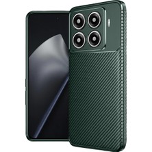 Evolvera Xiaomi Mi 15T Pro Auto Focus Karbon Kapak - Koyu Yeşil