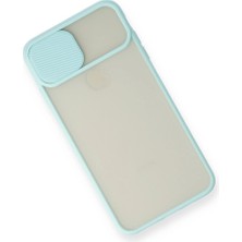 Evolvera Iphone Xs Max Kılıf Palm Buzlu Kamera Sürgülü Silikon - Turkuaz