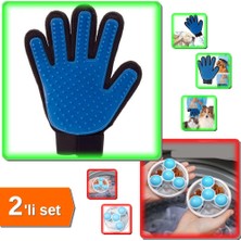 Hereveoyuncak Evcil Tüy Toplama Eldiveni + Makine Içi Yıkanabilir Tüy Peçete ve Kıl Toplayıcı 2’li Pratik Set M7RD