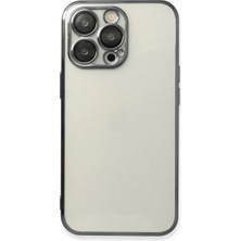 Evolvera Iphone 14 Pro Max Kılıf Razer Lensli Silikon - Siyah