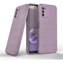 Evolvera Samsung Galaxy A03S Kılıf Optimum Silikon - Mor